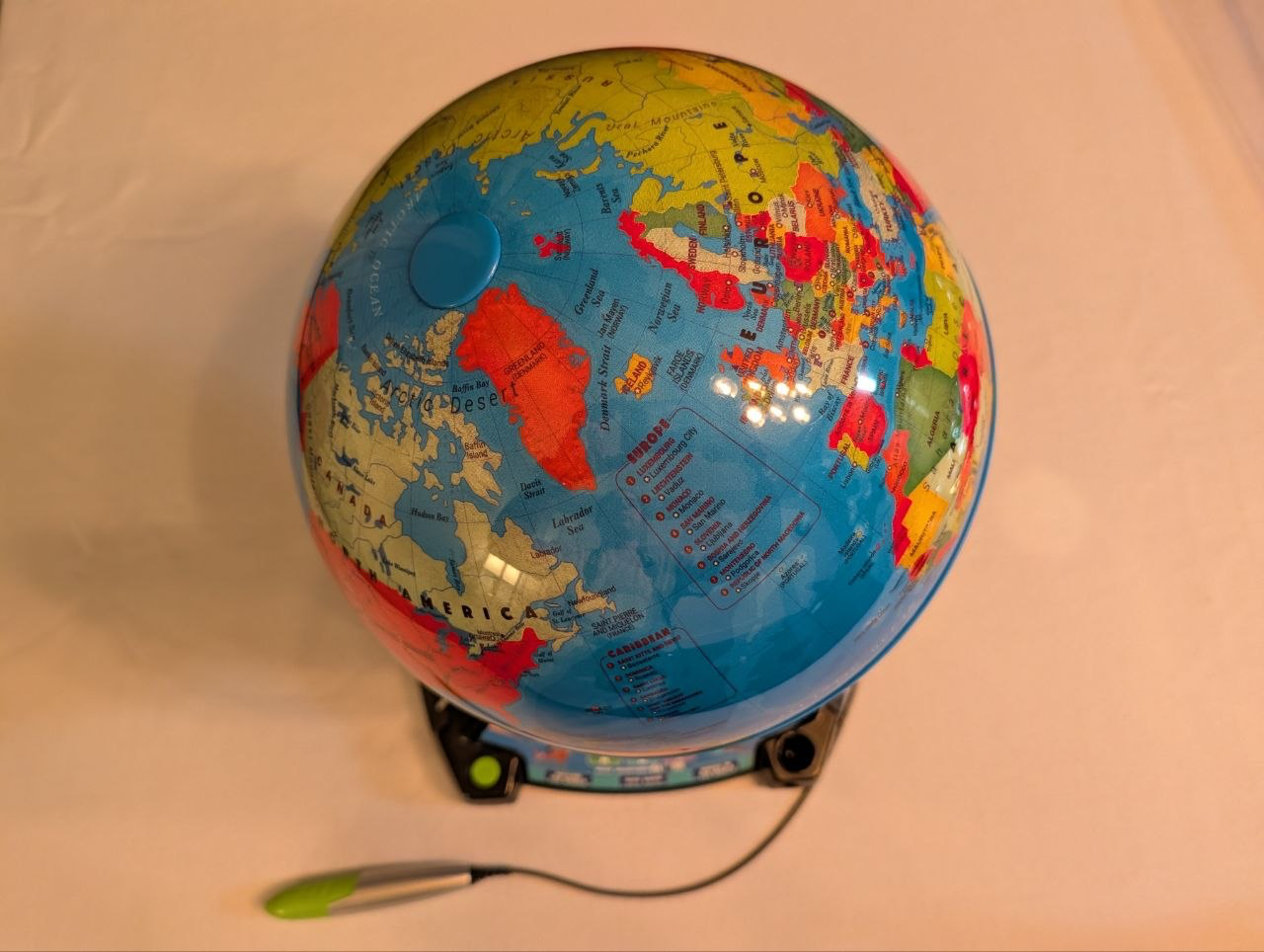 Globo Terrestre Interativo LeapFrog Magic Adventures Globe com Tela
