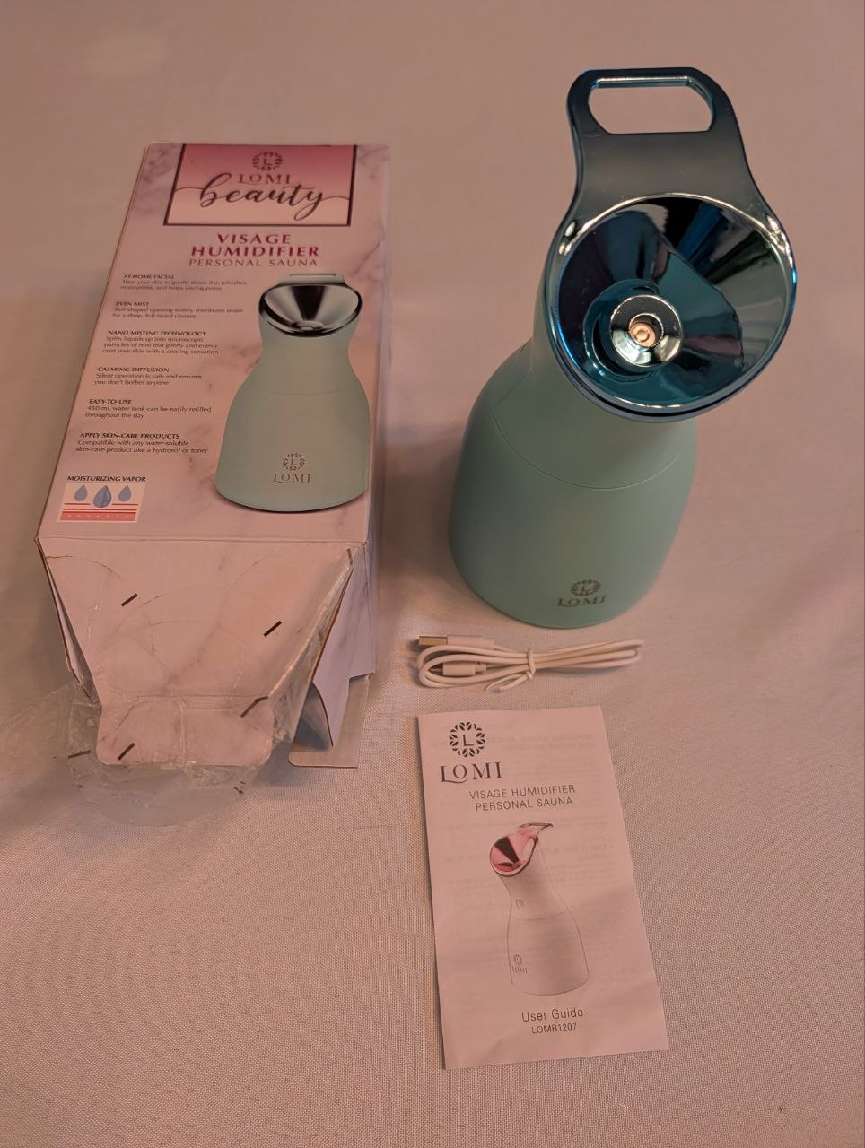 Vaporizador Facial e Saúna Pessoal Lomi Beauty - Usado