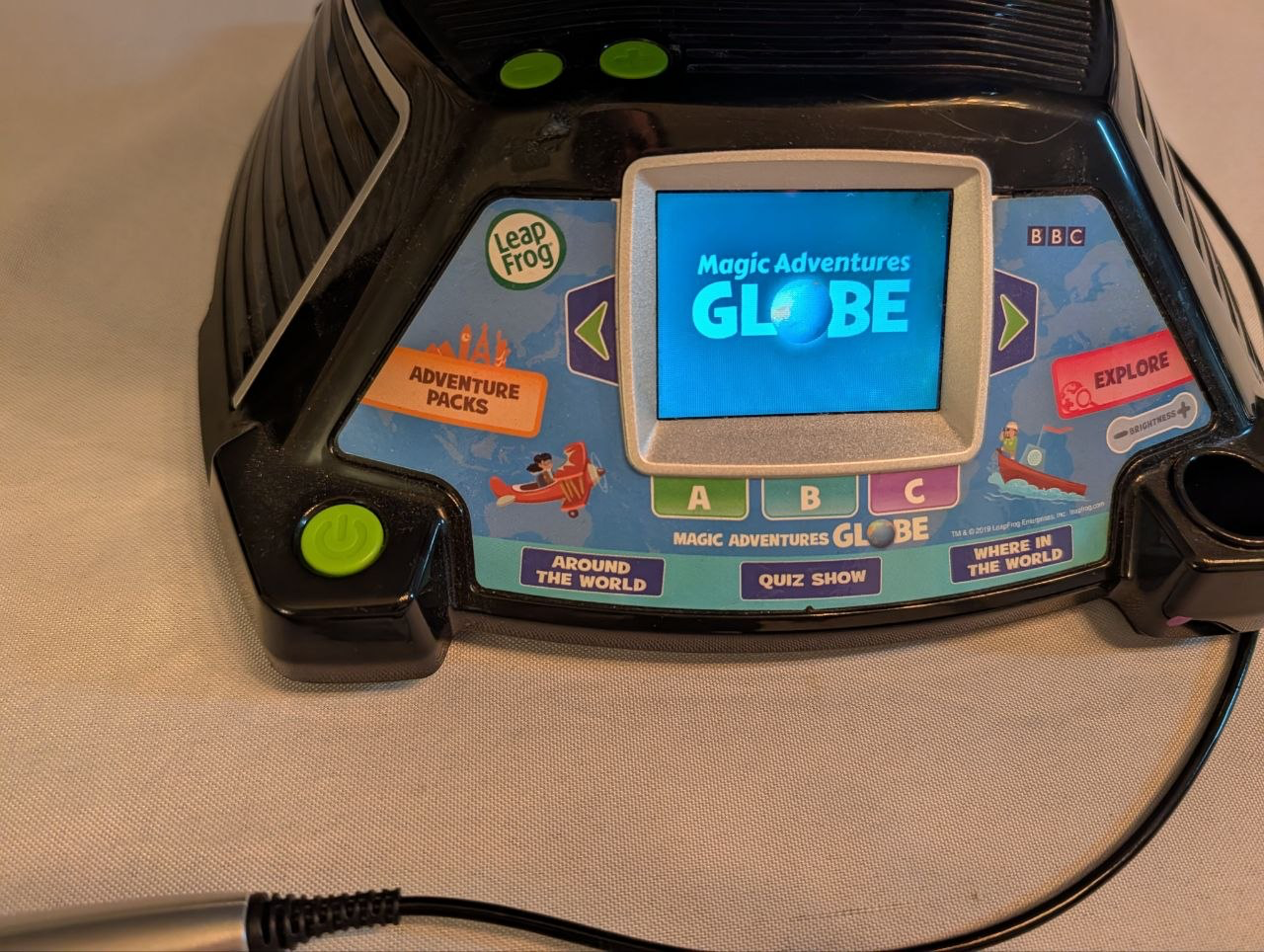 Globo Terrestre Interativo LeapFrog Magic Adventures Globe com Tela