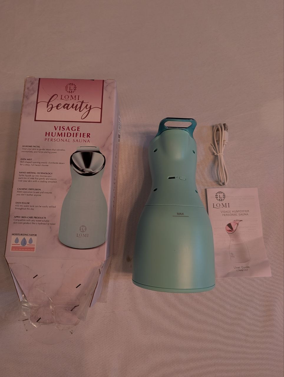 Vaporizador Facial e Saúna Pessoal Lomi Beauty - Usado