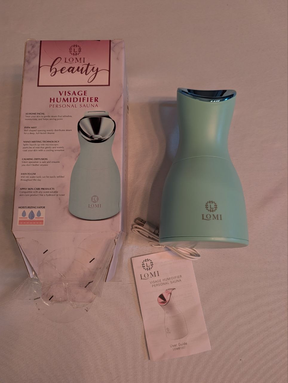 Vaporizador Facial e Saúna Pessoal Lomi Beauty - Usado