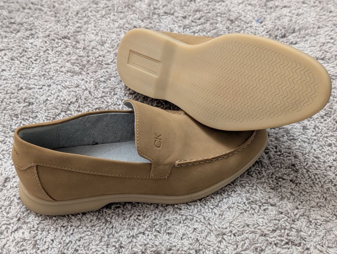 Mocassim Calvin Klein Caramelo Tamanho US 7/5 - Novo - Nunca usado
