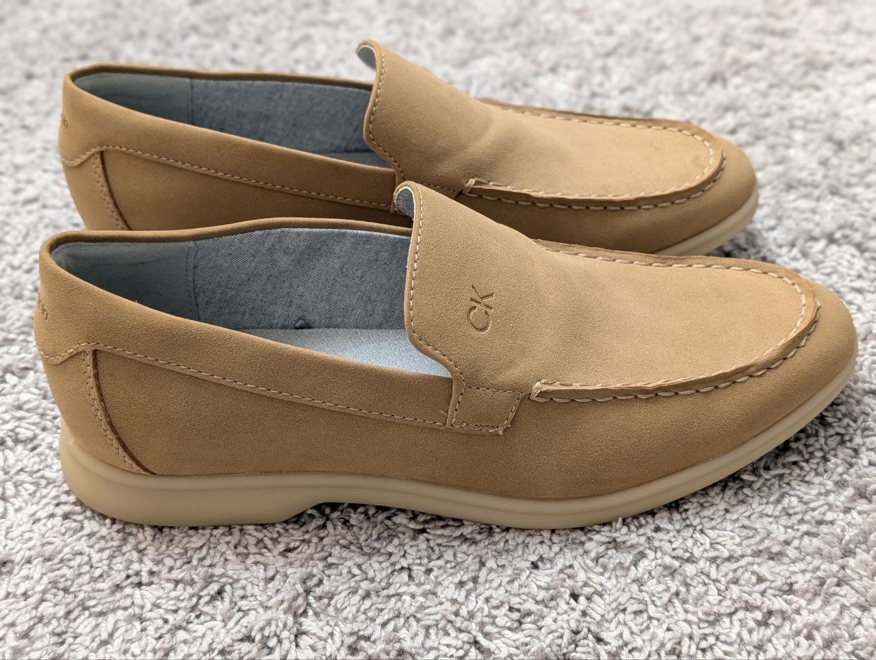 Mocassim Calvin Klein Caramelo Tamanho US 7/5 - Novo - Nunca usado